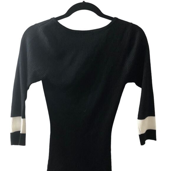 Venus Ribbed Sweater Dress Sz S - Picture 6 of 9